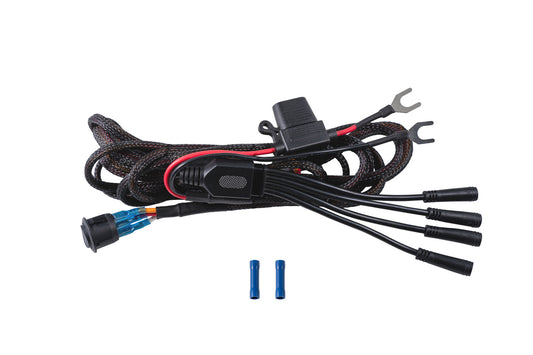 3-Pin Rock Light M8 Wiring Harness