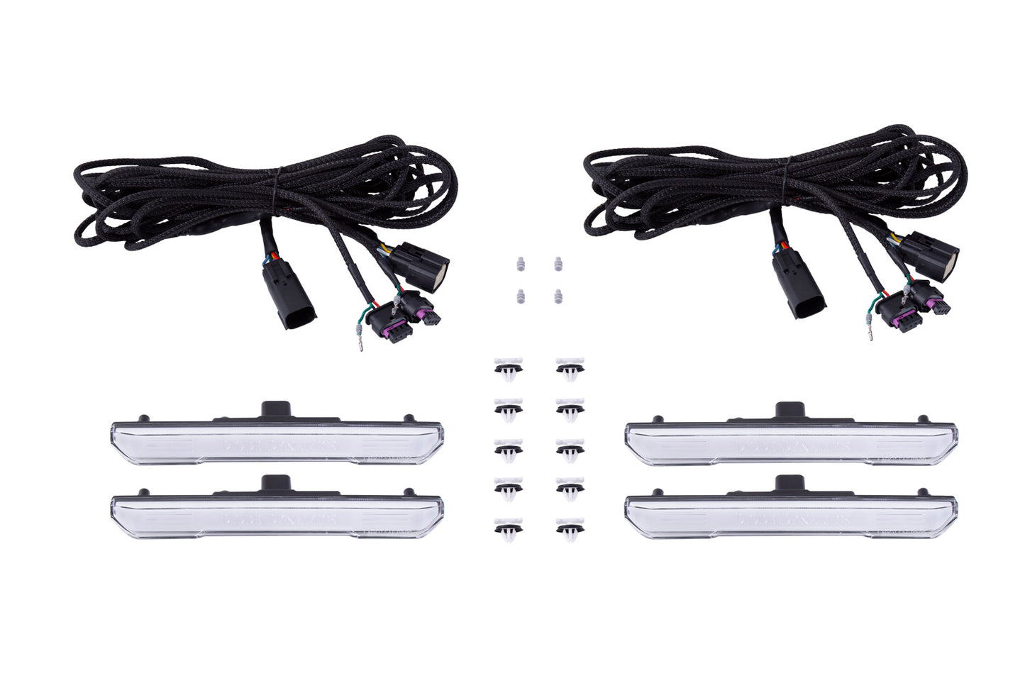LED Sequential Sidemarkers for 2020-2021 GMC Sierra/Canyon  Clear (set)