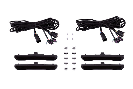 LED Sequential Sidemarkers for 2020-2021 GMC Sierra/Canyon  Smoked (set)