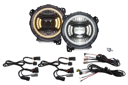Elite Max LED Headlights for 2018+ Jeep JL Wrangler