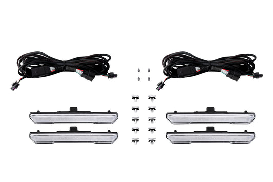 LED Sequential Sidemarkers for 2024 GMC Sierra/Canyon  Clear (set)