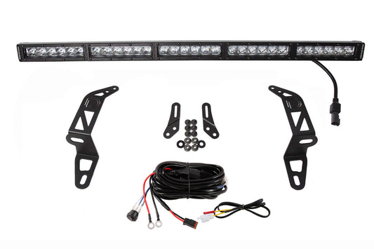 SS30 Bumper Bracket Kit for 2018-2026 Jeep JL Wrangler/Gladiator  White Driving Single