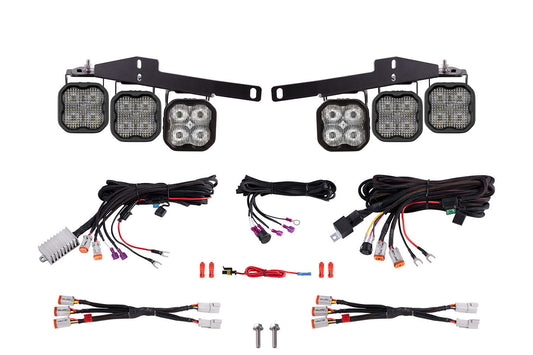 SS3 LED Fog Light Kit for 2017-2020 Ford Raptor  White Pro