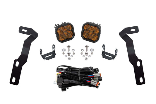 SS3 LED Ditch Light Kit for 2016-2023 Toyota Tacoma  Sport Yellow Combo