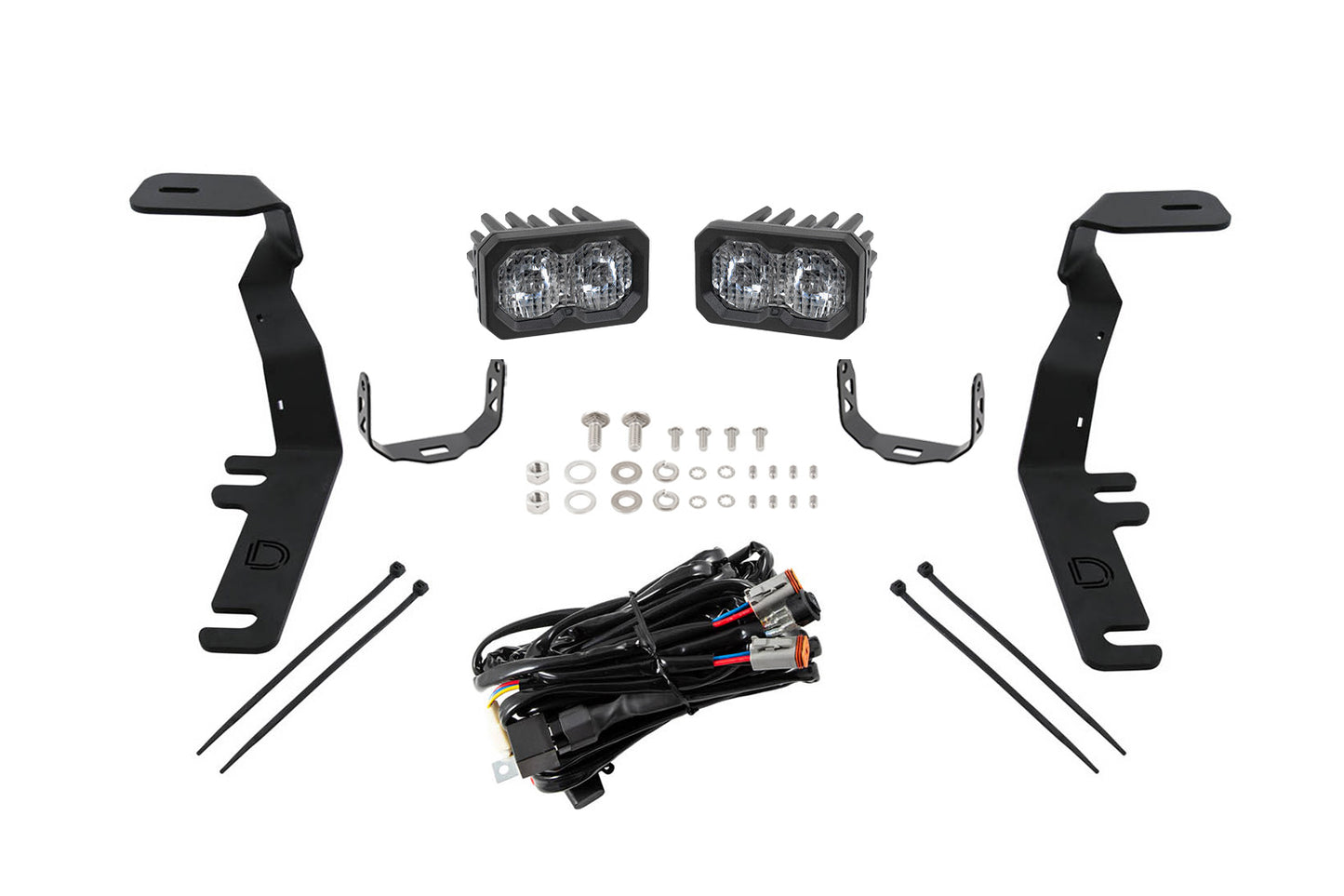 C2 2.0 LED Ditch Light Kit for 2015-2020 Ford F-150/Raptor Sport White Combo/Driving
