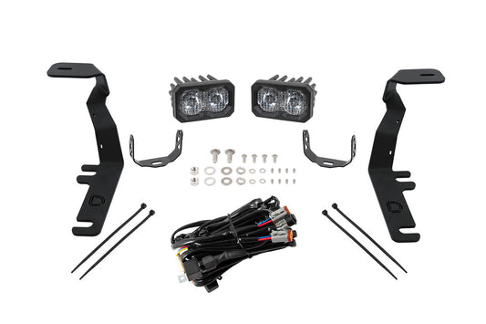 C2 2.0 LED Ditch Light Kit for 2015-2020 Ford F-150/Raptor Sport White Combo/Driving