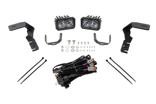 C2 2.0 LED Ditch Light Kit for 2019-2021 Ford Ranger Sport White Combo/Driving
