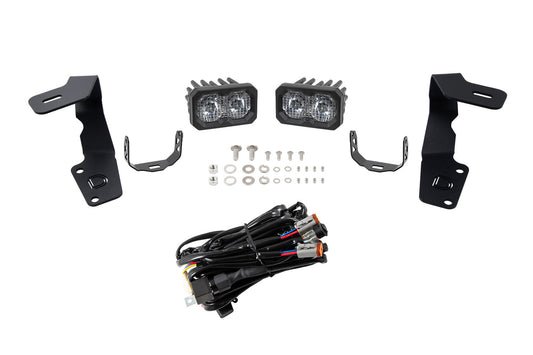 C2 2.0 LED Ditch Light Kit for 2015-2021 Subaru WRX/STi Sport White Combo/Driving
