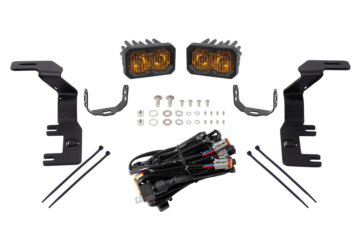 C2 2.0 LED Ditch Light Kit for 2015-2021 Colorado/Canyon  Sport Yellow Combo
