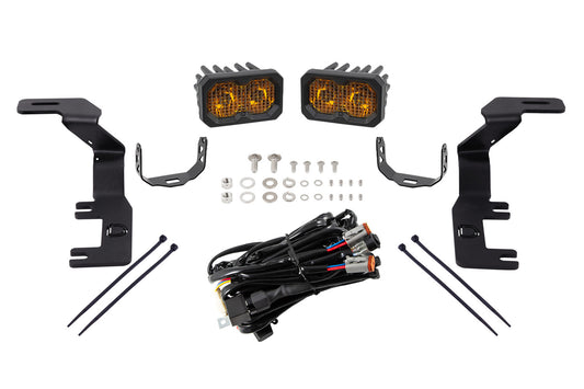 C2 2.0 LED Ditch Light Kit for 2015-2021 Colorado/Canyon  Sport Yellow Combo
