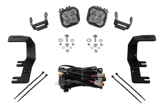 SS3 LED Ditch Light Kit for 2014-2019 Silverado/Sierra  Pro White Combo