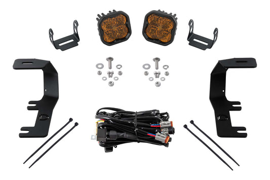 SS3 LED Ditch Light Kit for 2014-2019 Silverado/Sierra  Pro Yellow Combo