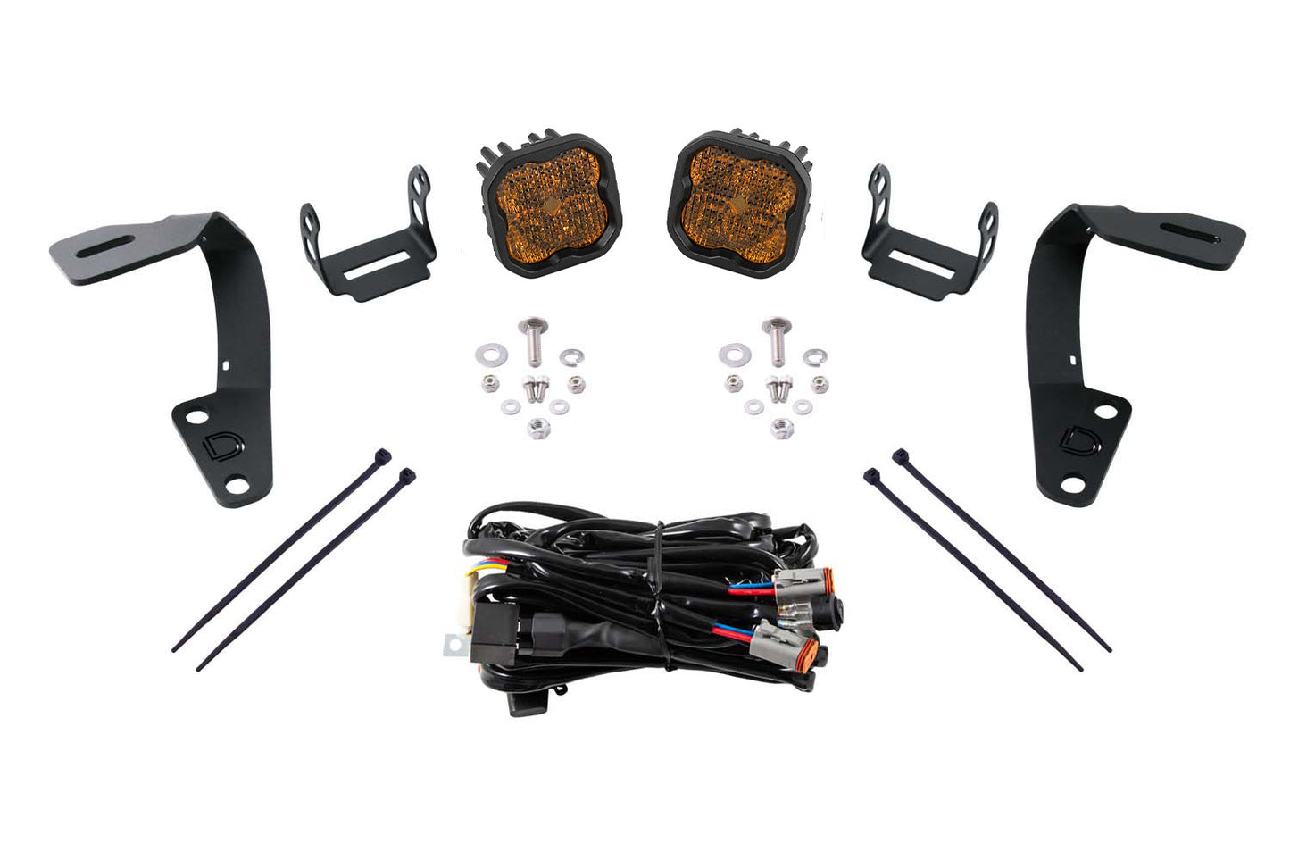 SS3 LED Ditch Light Kit for 2010-2024 Toyota 4Runner  Sport Yellow Combo