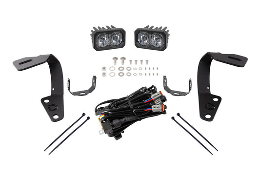 C2 2.0 LED Ditch Light Kit for 2010-2024 Toyota 4Runner Sport White Combo/Driving