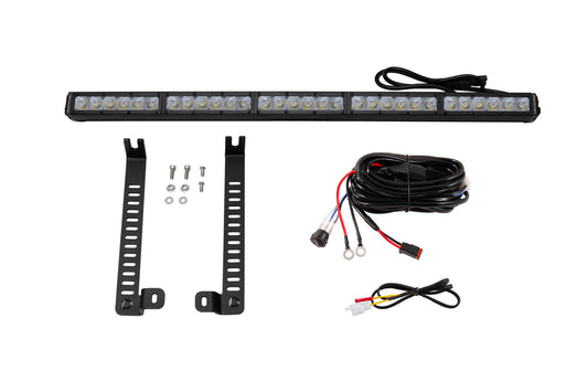 SS30 Single Stealth Lightbar Kit for 2014-2019 Toyota 4Runner  White Driving