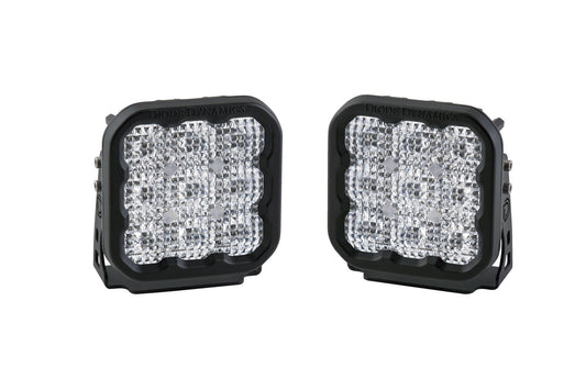 SS5 LED Pod Sport White Flood (pair)