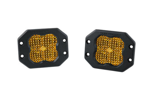 SS3 Sport ABL Yellow Flood Flush (pair)