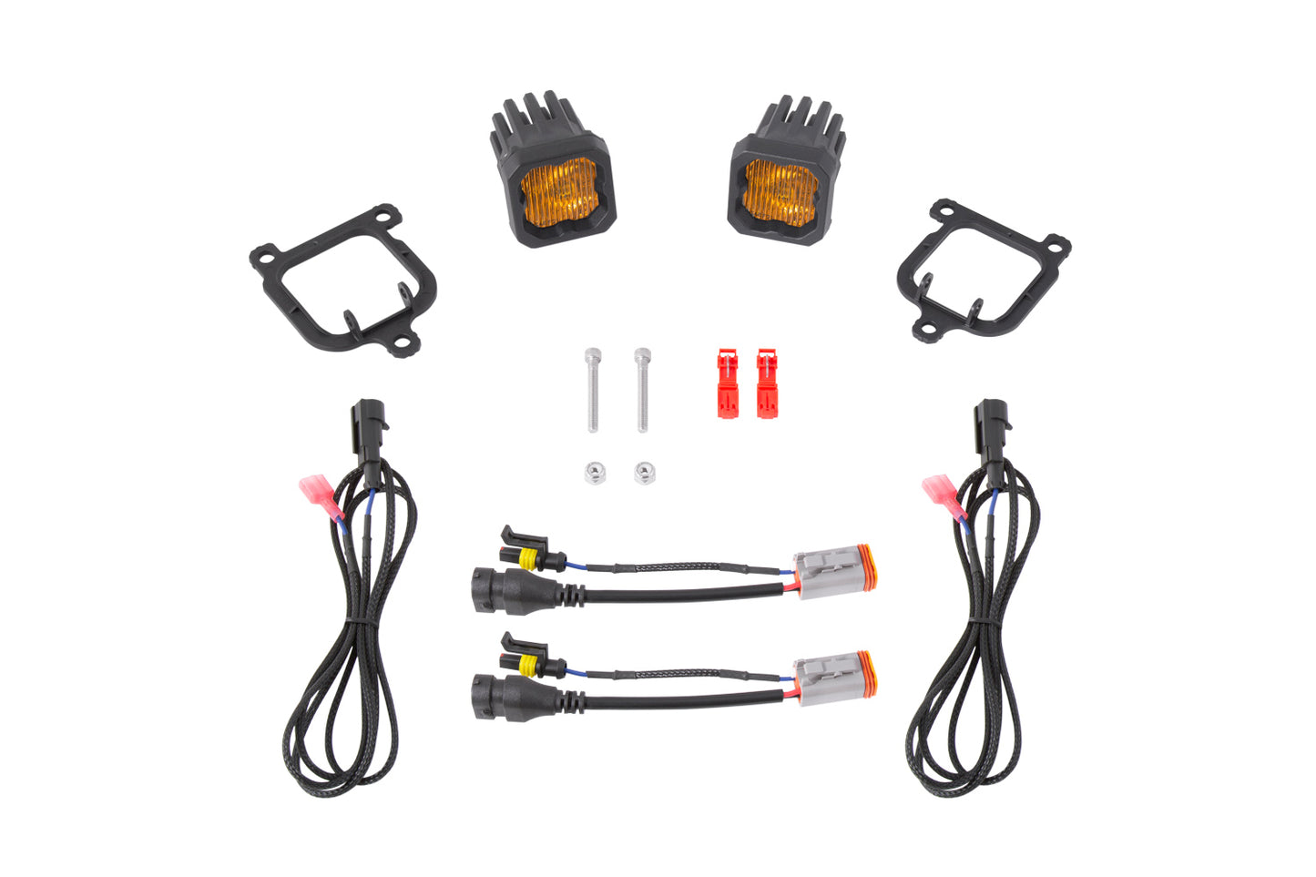 SSC1 Type FBS LED Fog Light Kit Yellow SAE Fog