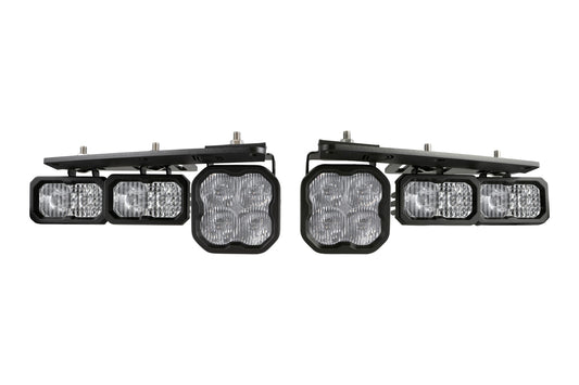 Stage Series Fog Pocket Kit for 2021+ Ford Bronco  White Sport