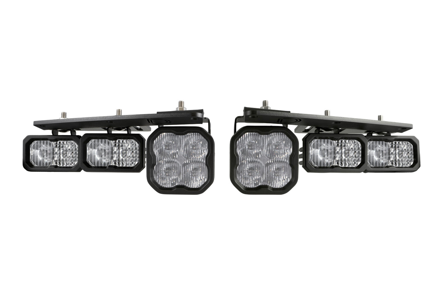 Stage Series Fog Pocket Kit for 2021+ Ford Bronco  White Pro
