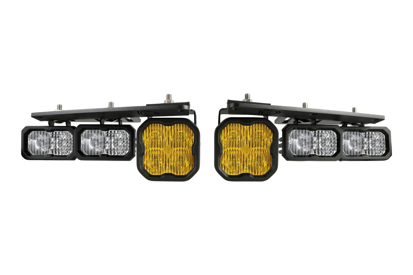 Stage Series Fog Pocket Kit for 2021+ Ford Bronco  Yellow Max