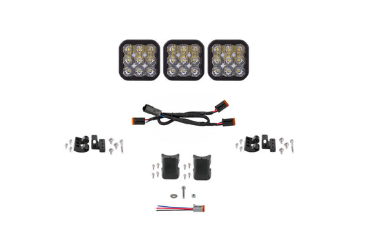 SS5 Sport Universal CrossLink 3-Pod Lightbar White Driving