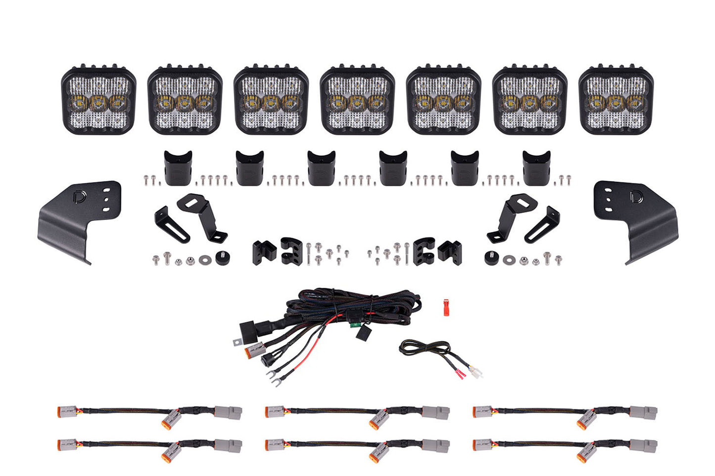 Bronco SS5 Sport CrossLink Windshield White Combo Lightbar Kit