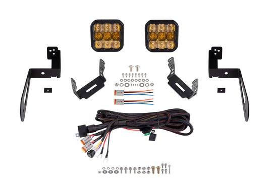 Jeep JK SS5 CrossLink Bumper Lightbar Kit  Sport Yellow Combo