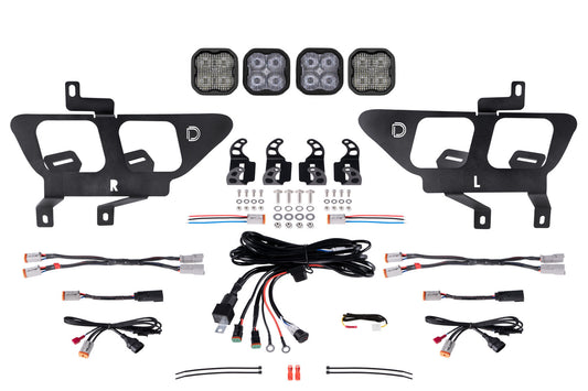 SS3 LED Fog Pocket Kit for 2021-2023 Ford F-150  White Max