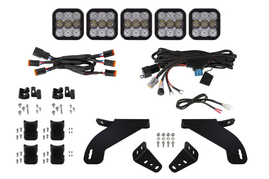 SS5 Grille CrossLink Lightbar Kit for 2021-2023 Ford F-150  Pro White Combo