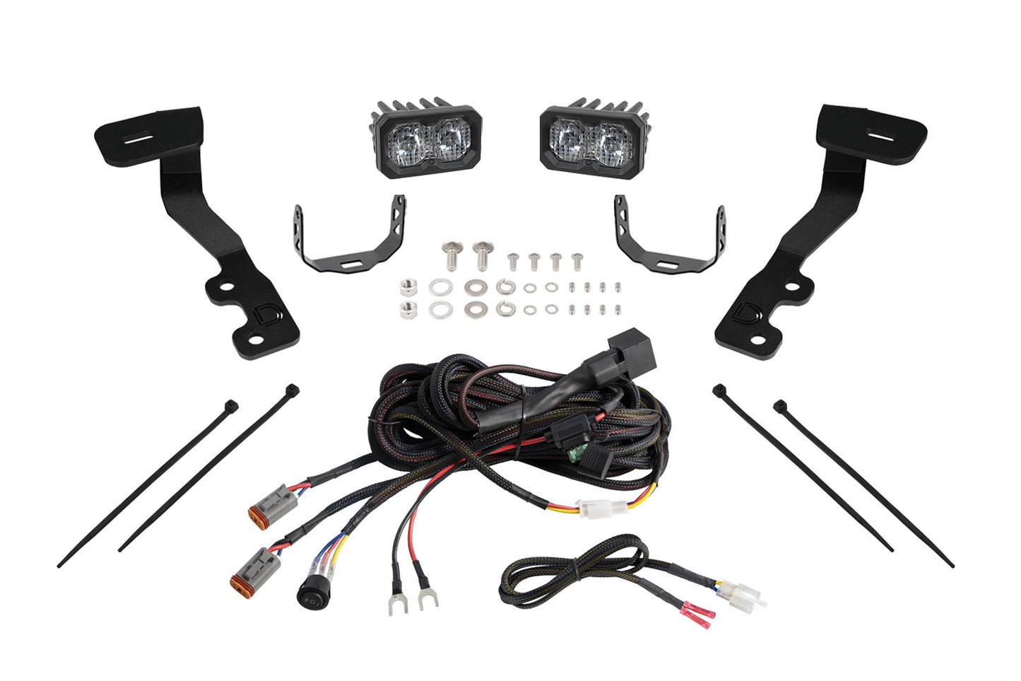 Stage Series Ditch Light Kit for 2022+ Toyota Tundra C2 2.0 Sport White Combo/Driving
