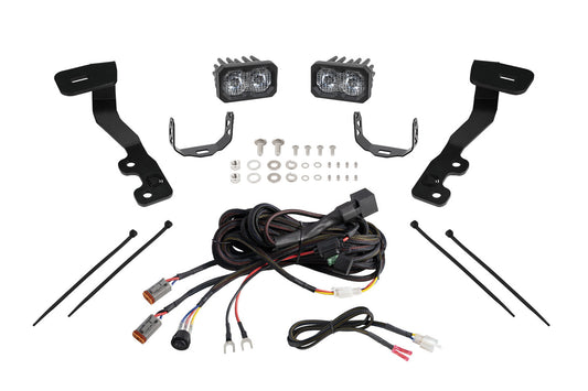Stage Series Ditch Light Kit for 2022+ Toyota Tundra C2 2.0 Sport White Combo/Driving