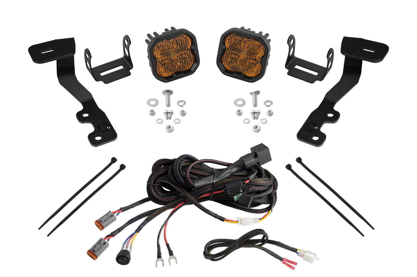 Stage Series Ditch Light Kit for 2022+ Toyota Tundra  SS3 Sport Yellow Combo