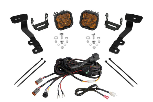 Stage Series Ditch Light Kit for 2022+ Toyota Tundra  SS3 Pro Yellow Combo