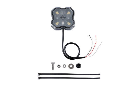 Stage Series Single-Color LED Rock Light  White Diffused Bare Wire (one)