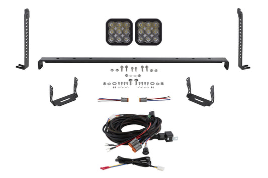 SS5 Stealth Grille LED 2-Pod Kit for 2014-2024 Toyota 4Runner  Pro White Driving