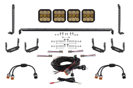 SS5 Stealth Grille LED 4-Pod Kit for 2014-2024 Toyota 4Runner  Sport Yellow Combo
