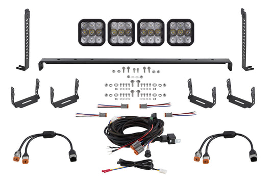 SS5 Stealth Grille LED 4-Pod Kit for 2014-2024 Toyota 4Runner  Pro White Combo