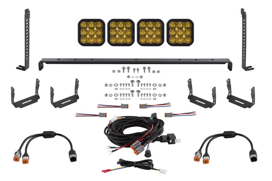 SS5 Stealth Grille LED 4-Pod Kit for 2014-2024 Toyota 4Runner  Sport Yellow Driving