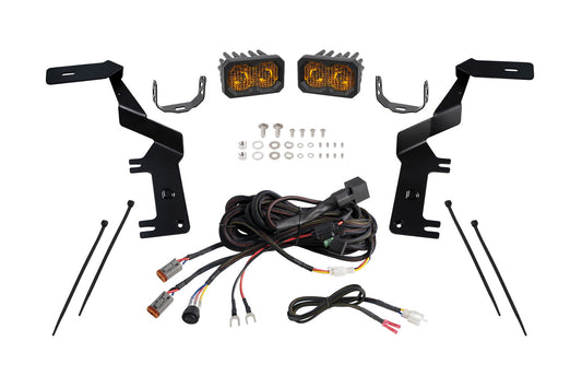 Stage Series Ditch Light Kit for 2017-2022 Ford Super Duty  C2 2.0 Pro Yellow Combo