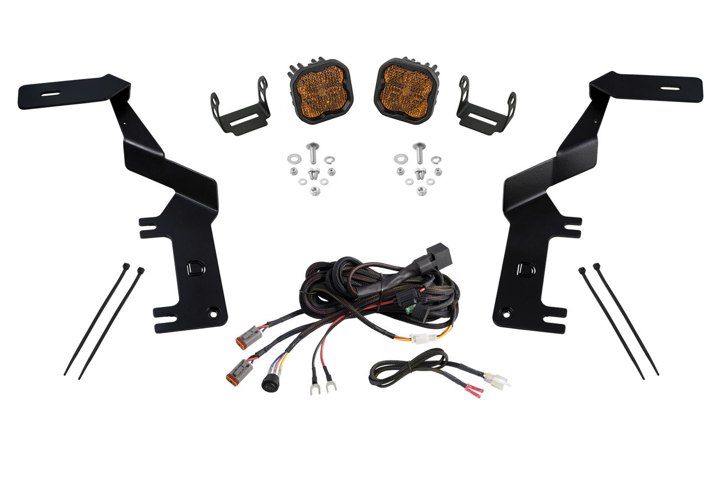 Stage Series Ditch Light Kit for 2017-2022 Ford Super Duty  SS3 Pro Yellow Combo