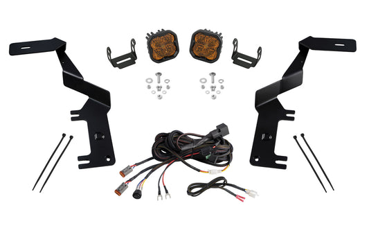 Stage Series Ditch Light Kit for 2017-2022 Ford Super Duty  SS3 Pro Yellow Combo