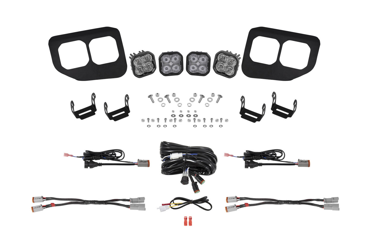 SS3 LED Fog Pocket Kit for 2020-2022 Ford Super Duty  White Pro