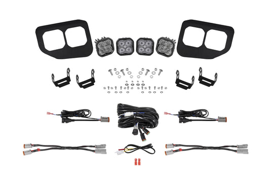 SS3 LED Fog Pocket Kit for 2020-2022 Ford Super Duty  White Max