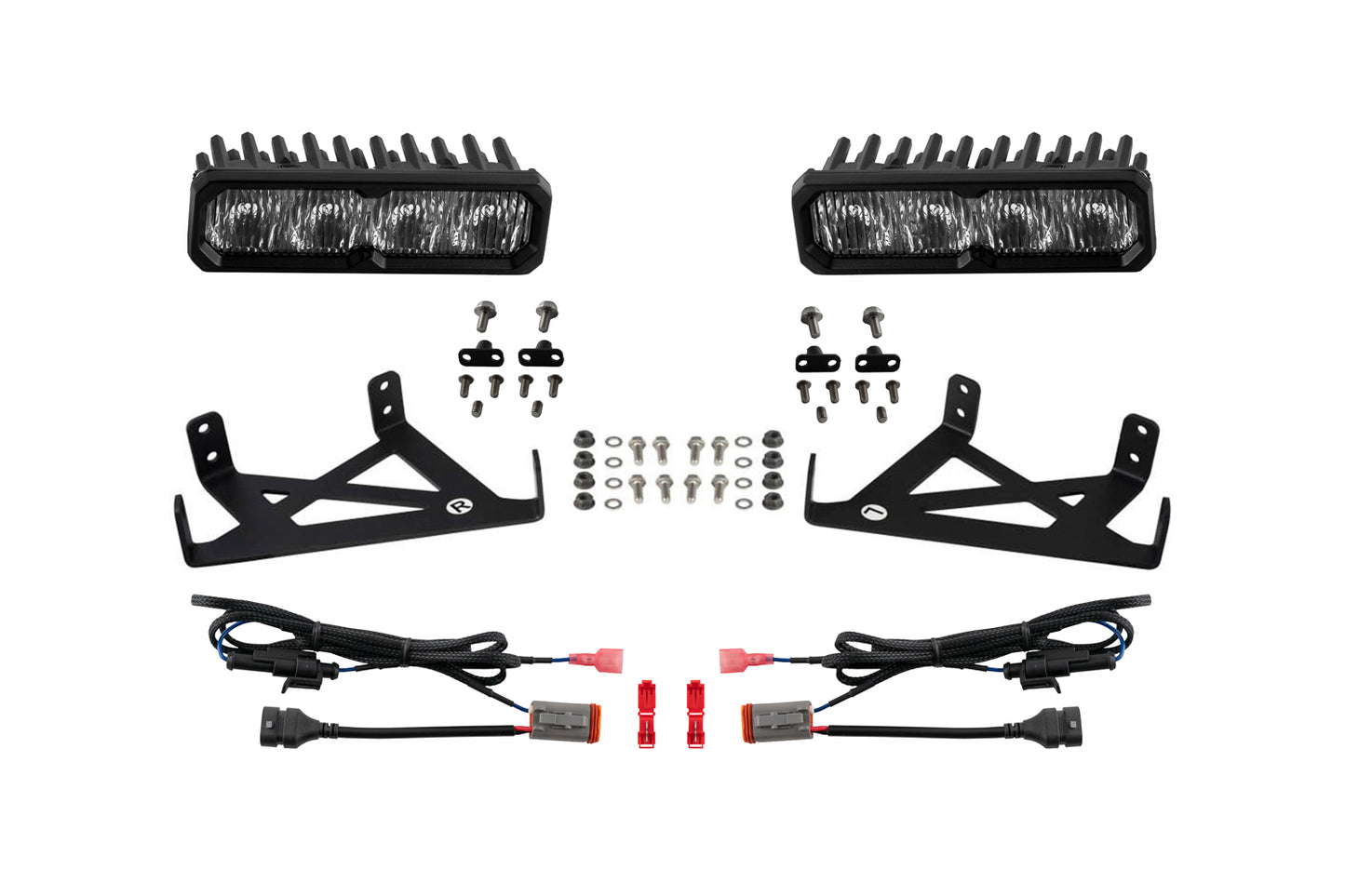F250 2021 Fog SS6 Sport LED Kit White