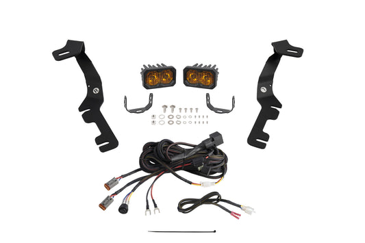 Stage Series Ditch Light Kit for 2019-2024 Ram  C2 2.0 Sport Yellow Combo