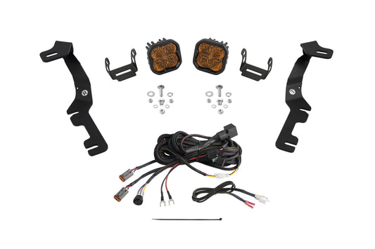 Stage Series Ditch Light Kit for 2019-2024 Ram  SS3 Pro Yellow Combo