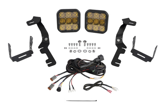 Stage Series Ditch Light Kit for 2019-2024 Ram  SS5 Pro Yellow Combo