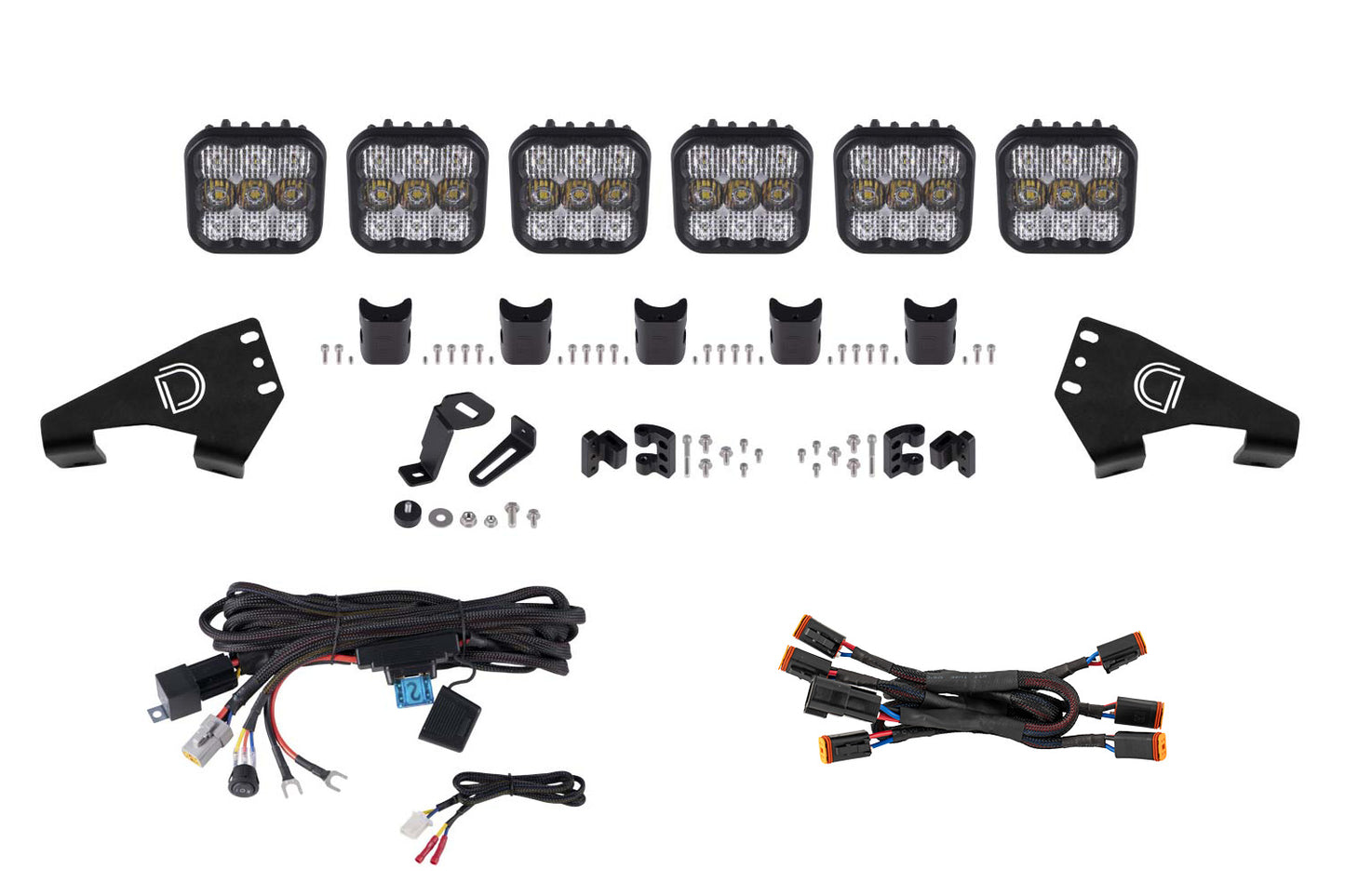 Polaris RZR SS5 Pro CrossLink Roof White Combo Lightbar Kit