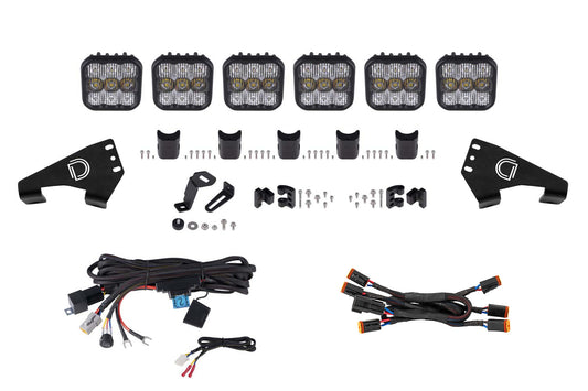 Polaris RZR SS5 Pro CrossLink Roof White Combo Lightbar Kit
